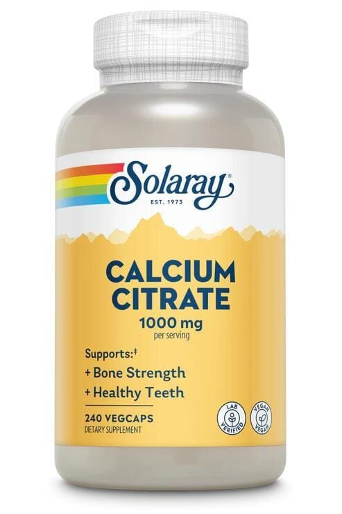 Кальцію Цитрат Solaray Calcium Citrate 1000 мг, 240 капсул