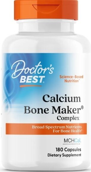 Комплекс для кісток Doctor's Best Calcium Bone Maker, 180 капсул