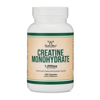 Креатин моногідрат Double Wood Creatine Monohydrate 500 мг, 120 капсул