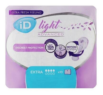 Прокладки урологічні iD Light Advanced Extra для жінок, №10