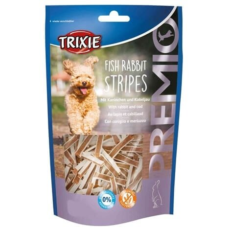Ласощі для собак Trixie 31547 Premio Fish Rabbit Stripes Кролик/риба, 100 г