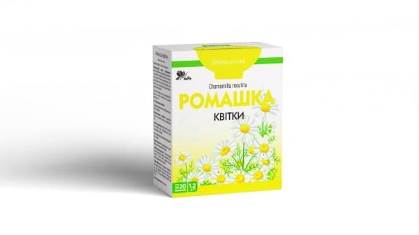 Ромашки квітки по 1,2 г у філ.-пак. №20 Ronpharm