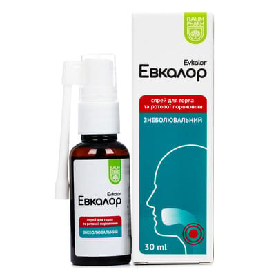 Евкалор Baum Pharm спрей для горла по 30 мл у флак.