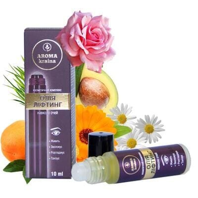 Косметичний комплекс Aroma kraina Ліфтинг олія-ліфтинг навколо очей, 10 мл