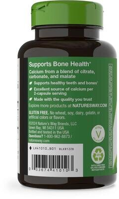 Кальцію цитрат Nature's Way Calcium Citrate 250 мг, 100 капсул