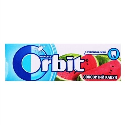 Жувальна гумка Orbit без цукру Соковитий кавун, 14 г
