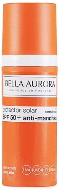 Флюїд сонцезахисний Bella Aurora SPF50+ від пігментних плям для нормальної та сухої шкіри, 50 мл