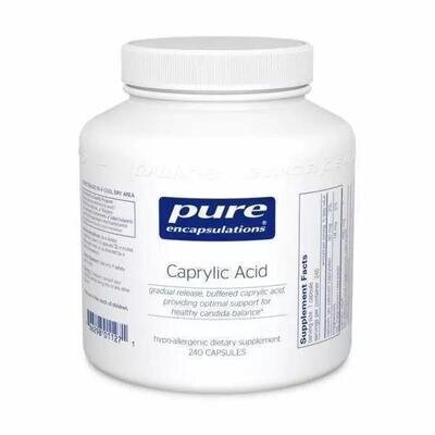 Каприлова кислота Pure Encapsulations Caprylic Acid, 120 капсул