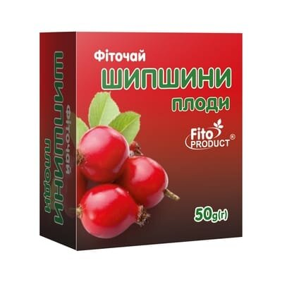 Фіточай Фітопродукт №29 Шипшини плоди по 50 г у пач.