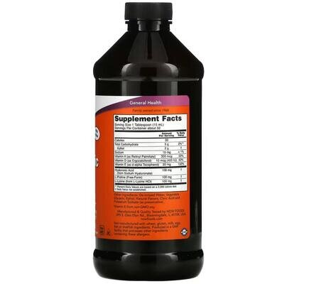 Гіалуронова кислота NOW Liquid Hyaluronic Acid, 473 мл