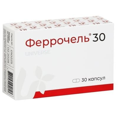 Феррочель 30 капсули № 30