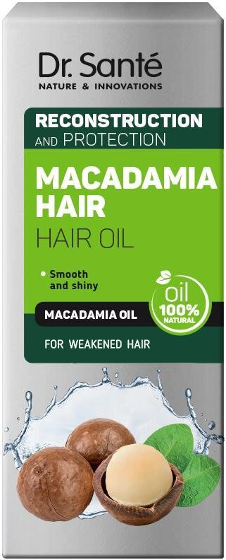 Олія для волосся Dr.Sante Macadamia Hair відновлення та захист, 50 мл