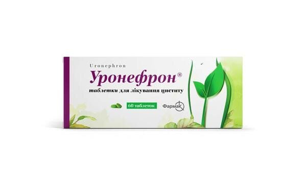 Уронефрон таблетки, в/плів. обол. №60 (10х6)