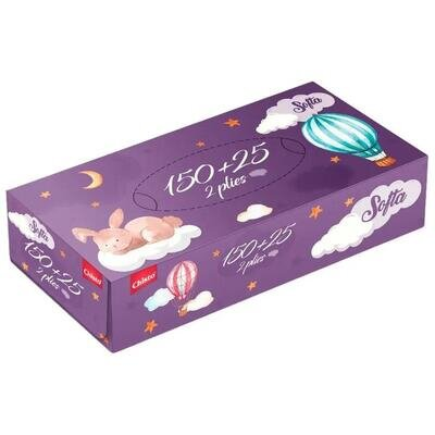 Серветки косметичні Chisto Softa Bunny 2 шари, 150+25 шт