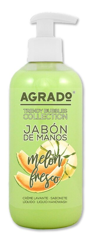 Мило рідке для рук Agrado Trendy Bubbles Трендові Бульбашки Свіжа диня, 300 мл