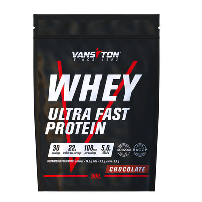 Протеїн Vansiton Ultra Fast Protein, шоколад, 900 г