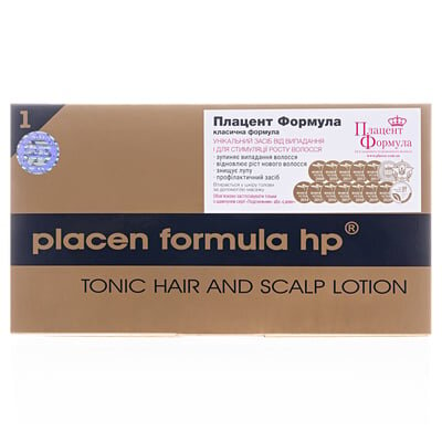 Засіб для росту волосся Placen Formula HP, 12 шт х 10 мл