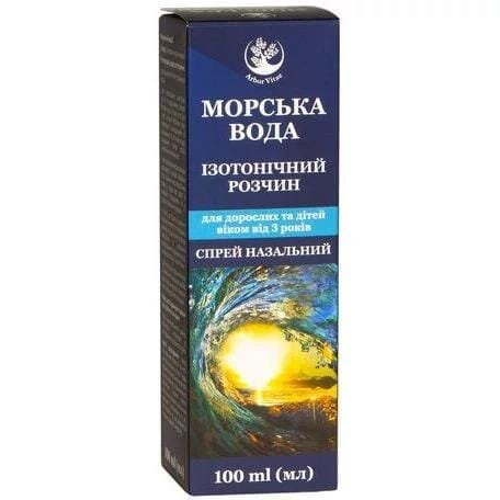 Морська вода Arbor Vitae ізотонічний розчин назальний спрей по 100 мл у флак.