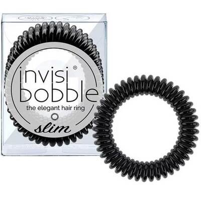 Резинка-браслет для волосся Invisibobble Slim True Black, 3 шт