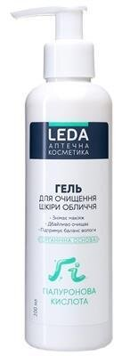 Гель для очищення шкіри обличчя Leda з гіалуроновою кислотою, 200 мл