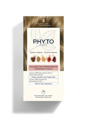 Крем-фарба Phyto Phytocolor, тон 8 світло-русий, 60 мл + 40 мл