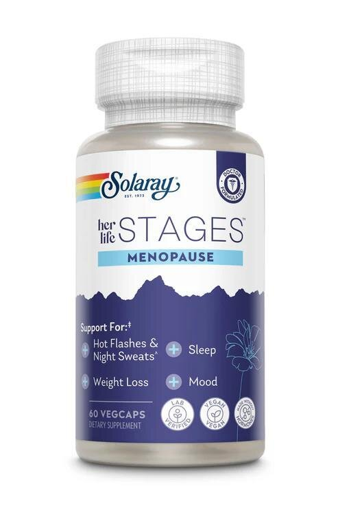 Комплекс для підтримки жіночого здоров'я при менопаузі Solaray Womens Health Menopause, 60 капсул