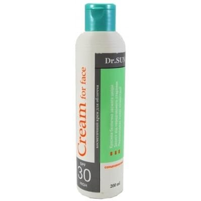 Крем для обличчя Фармаком від засмаги SPF30, 200 мл