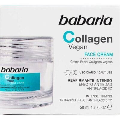 Крем для обличчя Babaria Collagen Vegan з рослинним колагеном омолоджувальний, 50 мл