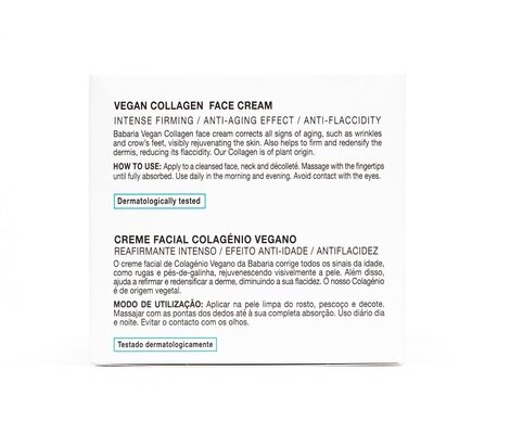 Крем для обличчя Babaria Collagen Vegan з рослинним колагеном омолоджувальний, 50 мл