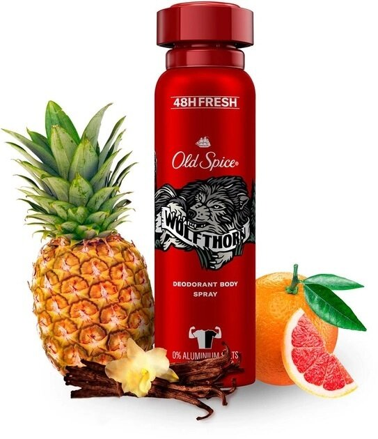 Дезодорант спрей Old Spice Wolfthorn 48h для чоловіків, 150 мл