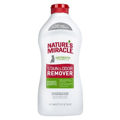 Засіб для видалення плям та запахів Nature`s Miracle Cat Stain&Odor Remover Spray, 946 мл