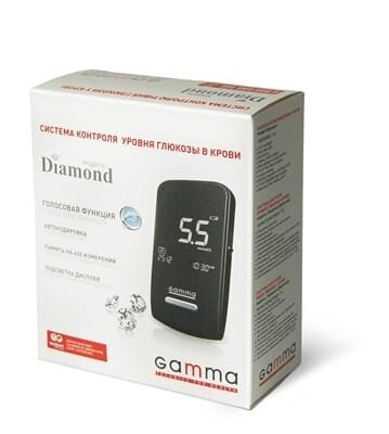 Глюкометр Gamma Diamond
