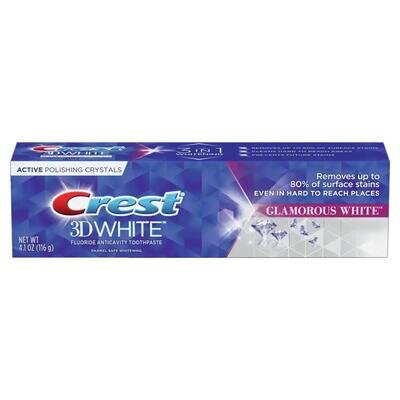 Зубна паста Crest 3D White Glamorous white Відбілююча, 107 г