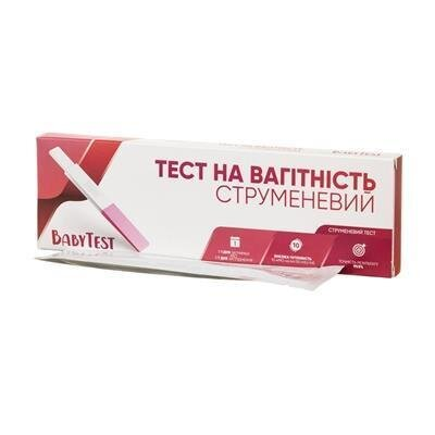 Тест струменевий Baby test для визначення вагітності, 1 штука