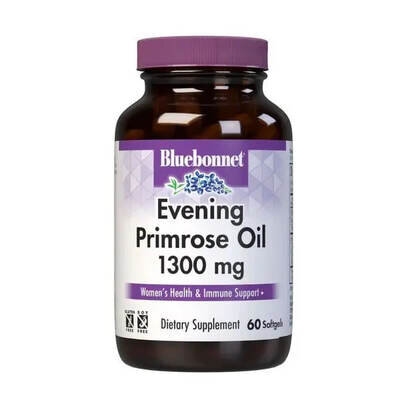Олія Примули вечірньої Bluebonnet Nutrition Evening Primrose Oil 1300 мг жел. капсули №60