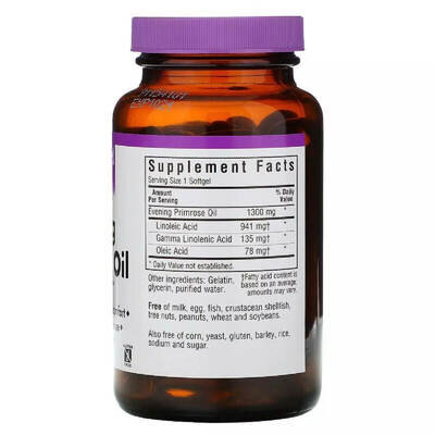 Олія Примули вечірньої Bluebonnet Nutrition Evening Primrose Oil 1300 мг жел. капсули №60