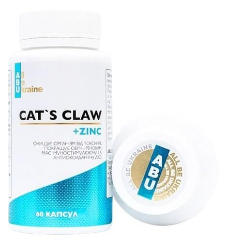 Комплекс для підтримки імунної системи ABU Cat's claw + Zinc капсули №60