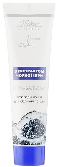 Крем-бальзам для обличчя та шиї Elixir Плацент Формула із екстрактом чорної ікри омолоджуючий, 100 мл