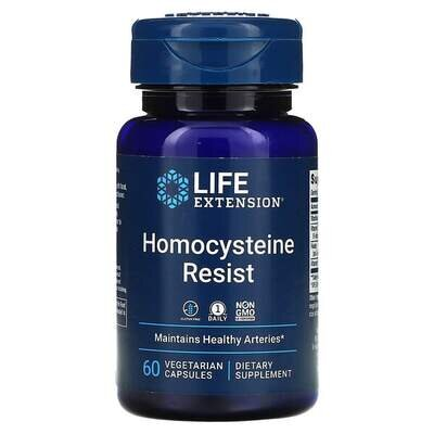 Резистентність до гомоцистеїну Life Extension Homocysteine Resist, 60 вегетаріанських капсул