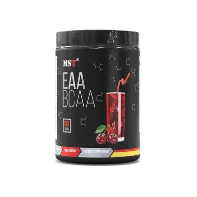 Комплекс амінокислот MST Nutrition BCAA & EAA Zero дика вишня, 80 порцій, 1040 г