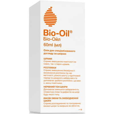 Олія Bio-Oil для спеціалізованого догляду за шкірою, 60 мл