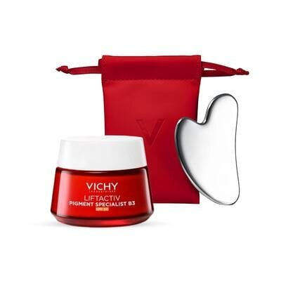 Крем-догляд для обличчя Vichy LiftActiv B3 Anti-Dark Spots В3 SPF50 антивіковий для корекції пігментних плям та зморшок, 50 мл + подарунок Гуаша