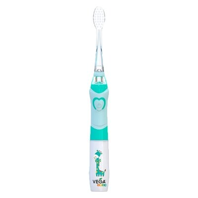 Електрична зубна щітка Vega Kids VK-400B LIGHT-UP звукова, дитяча, блакитна