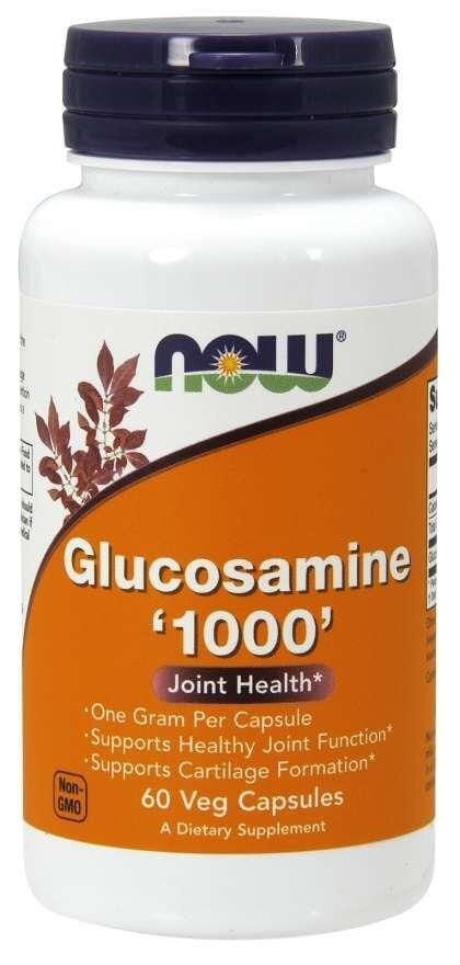 Глюкозамін NOW Glucosamine 1000 мг вег. капсули №60