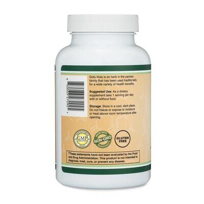 Готу Кола Double Wood Gotu Kola 1000 мг, 120 капсул
