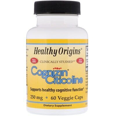 Когніцін цитиколіну Healthy Origins Cognizin Citicolinee 250 мг, 60 капсул