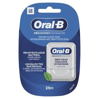 Зубна нитка Oral-B Pro-Expert Clinic Line Прохолодна м'ята, 25 м