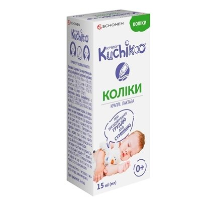 Кучику Краплі лактази краплі д/внутр. заст. по 15 мл у флак.