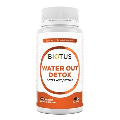 Сечогінний засіб Biotus Water Out Detox, 100 капсул