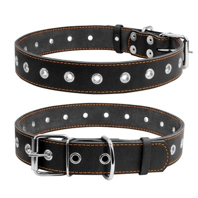 Нашийник Collar 02951 безрозмірний, ширина 35 мм, довжина 69 см, чорний